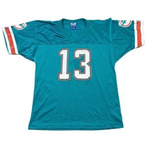 Vtg Miami Dolphins Dan Marino Youth Jersey #13 Champion NFL Football Kids Sz XL